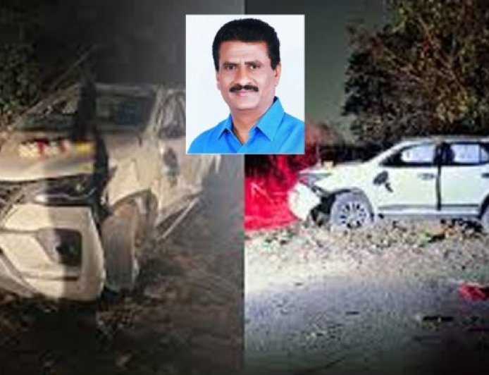 ನಾಗಮಂಗಲ ವಿಧಾನಸಭಾ ಕ್ಷೇತ್ರದ ಮಾಜಿ ಶಾಸಕ ಸುರೇಶ್‌ಗೌಡ ಕಾರು ಅಪಘಾತ