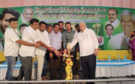 ಏಪ್ರಿಲ್ 11ರಂದು ಕೊಮ್ಮಘಟ್ಟ ನೈಸ್ ಗ್ರೌಂಡ್’ನಲ್ಲಿ ನಡೆಯಲಿರುವ ಜನತಾ ಸಮಾವೇಶದ ಪೂರ್ವ ಸಿದ್ಧತೆ