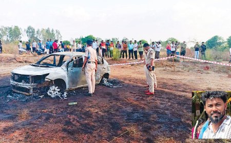 ನಿರ್ಜನ ಪ್ರದೇಶದಲ್ಲಿ ಕಾರು ಬೆಂಕಿಗೆ ಆಹುತಿಯಾಗಿ ಮಹಿಳೆಯೊಬ್ಬರು ಸಾವನ್ನಪ್ಪಿದ ಪ್ರಕರಣ ಪರಾರಿಯಾಗಿದ್ದ ವ್ಯಕ್ತಿ ರೈಲಿಗೆ ಸಿಲುಕಿ ಆತಹತ್ಯೆ !?