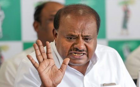 ಕಾಂಗ್ರೆಸ್‌‍ ಸಾಧನಾ ಸಮಾವೇಶ ಮಾಡುತ್ತಿರುವುದು ಯಾವ ಪುರುಷಾರ್ಥಕ್ಕೆ  -  ಕೇಂದ್ರ ಸಚಿವ ಹೆಚ್‌.ಡಿ. ಕುಮಾರಸ್ವಾಮಿ ...!?