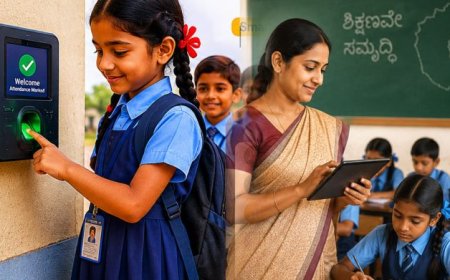 ರಾಜ್ಯದ ಎಲ್ಲಾ ಸರ್ಕಾರಿ, ಅನುದಾನಿತ ಮತ್ತು ಅನುದಾನರಹಿತ ಶಾಲೆಗಳಿಗೆ ಪ್ರಸಕ್ತ ಶೈಕ್ಷಣಿಕ ವರ್ಷದಿಂದಲೇ ದ್ವಿಭಾಷಾ ಬೋಧನಾ ಪದ್ಧತಿ - ಡಿಜಿಟಲ್‌ ಹಾಜರಾತಿ ವ್ಯವಸ್ಥೆ ಕಡ್ಡಾಯ