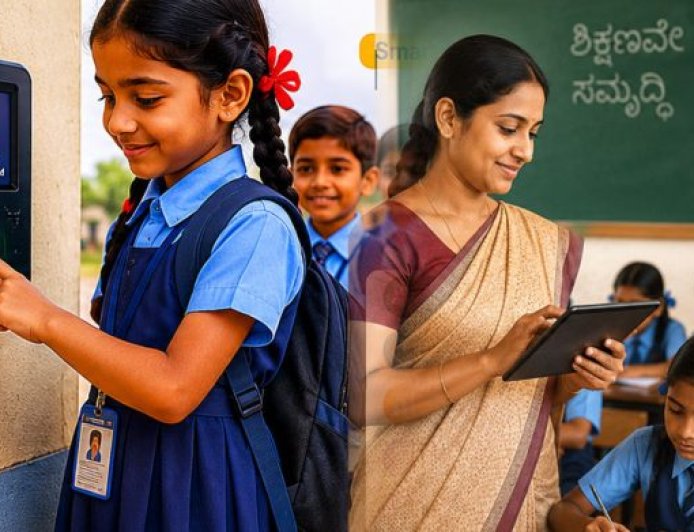 ರಾಜ್ಯದ ಎಲ್ಲಾ ಸರ್ಕಾರಿ, ಅನುದಾನಿತ ಮತ್ತು ಅನುದಾನರಹಿತ ಶಾಲೆಗಳಿಗೆ ಪ್ರಸಕ್ತ ಶೈಕ್ಷಣಿಕ ವರ್ಷದಿಂದಲೇ ದ್ವಿಭಾಷಾ ಬೋಧನಾ ಪದ್ಧತಿ - ಡಿಜಿಟಲ್‌ ಹಾಜರಾತಿ ವ್ಯವಸ್ಥೆ ಕಡ್ಡಾಯ