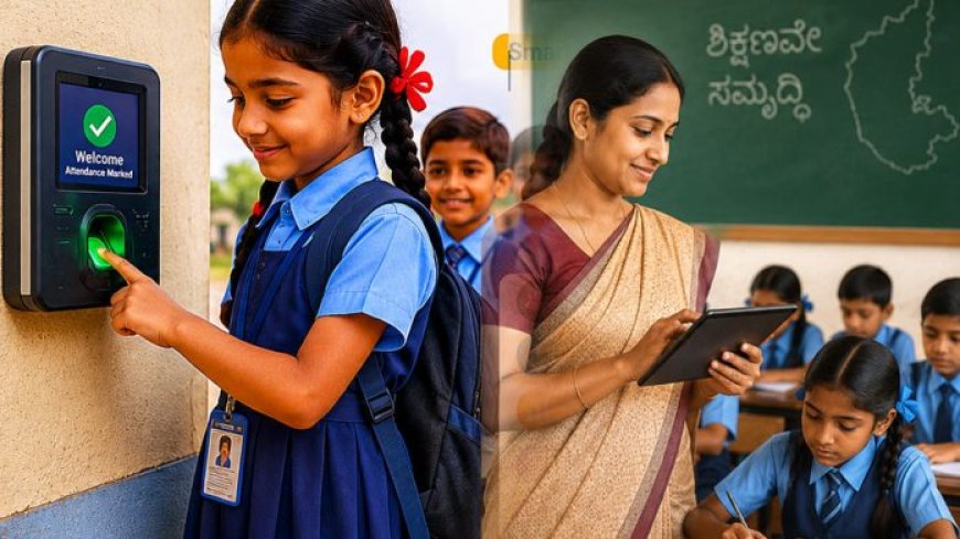 ರಾಜ್ಯದ ಎಲ್ಲಾ ಸರ್ಕಾರಿ, ಅನುದಾನಿತ ಮತ್ತು ಅನುದಾನರಹಿತ ಶಾಲೆಗಳಿಗೆ ಪ್ರಸಕ್ತ ಶೈಕ್ಷಣಿಕ ವರ್ಷದಿಂದಲೇ ದ್ವಿಭಾಷಾ ಬೋಧನಾ ಪದ್ಧತಿ - ಡಿಜಿಟಲ್‌ ಹಾಜರಾತಿ ವ್ಯವಸ್ಥೆ ಕಡ್ಡಾಯ