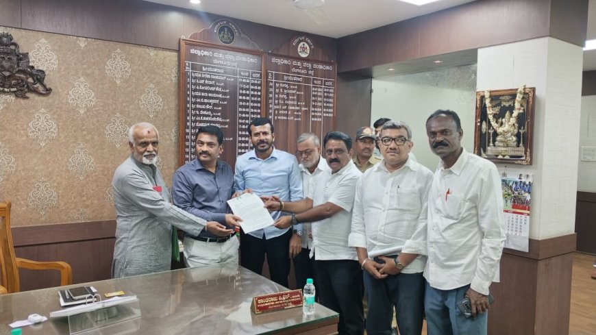ರಾಜ್ಯ ಸರಕಾರ  ಬಿಡದಿ ಟೌನ್‌ಶಿಪ್‌ ನೆಪದಲ್ಲಿ ಅಧಿಸೂಚನೆ ರದ್ದತಿಗೆ ಜೆಡಿಎಸ್‌‍ ಪಕ್ಷದ ನಿಯೋಗ ಆಗ್ರಹ...