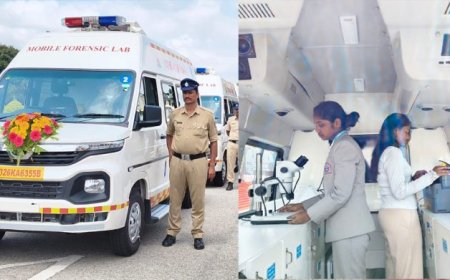 ಅತ್ಯಾಧುನಿಕ ಮೊಬೈಲ್‌ ಫೋರೆನ್ಸಿಕ್‌ ವಾಹನ - ಸ್ಥಳದಲ್ಲೇ ತ್ವರಿತ ಸಾಕ್ಷ್ಯ ಸಂಗ್ರಹ