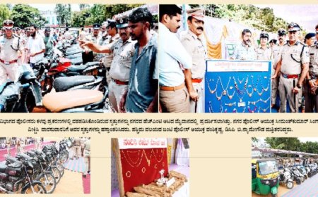 4.91 ಕೋಟಿ ರೂ.ಮೌಲ್ಯದ ಮಾಲು ಜಪ್ತಿ - ಉತ್ತರ ವಿಭಾಗ ಪೊಲೀಸರ ಕಾರ್ಯಾಚರಣೆ